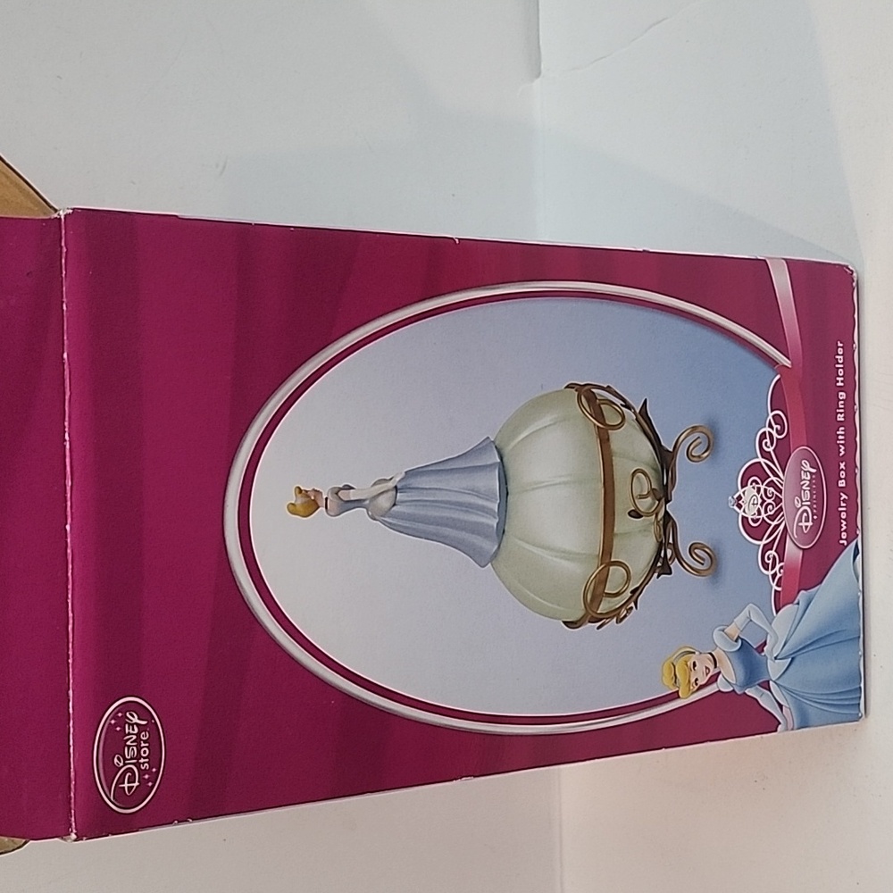 Disney Cinderella Pumpkin Carriage Jewelry Box Trinket - Picture 10 of 11